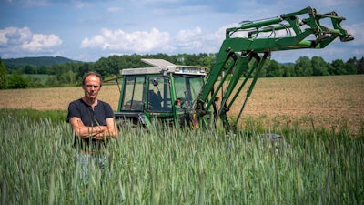 The plaintiff, Ulf Allhoff-Cramer, says drier soil and heavier rains due to climate change are harming his fields, cattle and commercial forests.