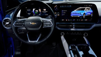 A 2024 Chevrolet Equinox EV 3LT is shown in Warren, Mich., Aug. 30, 2022.