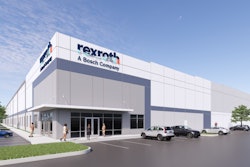 Artist rendering of new, build-to-suit, leased property proposed for Bosch Rexroth operations in Charlotte that offers an increased footprint of 25% and more space for expansion in the future.