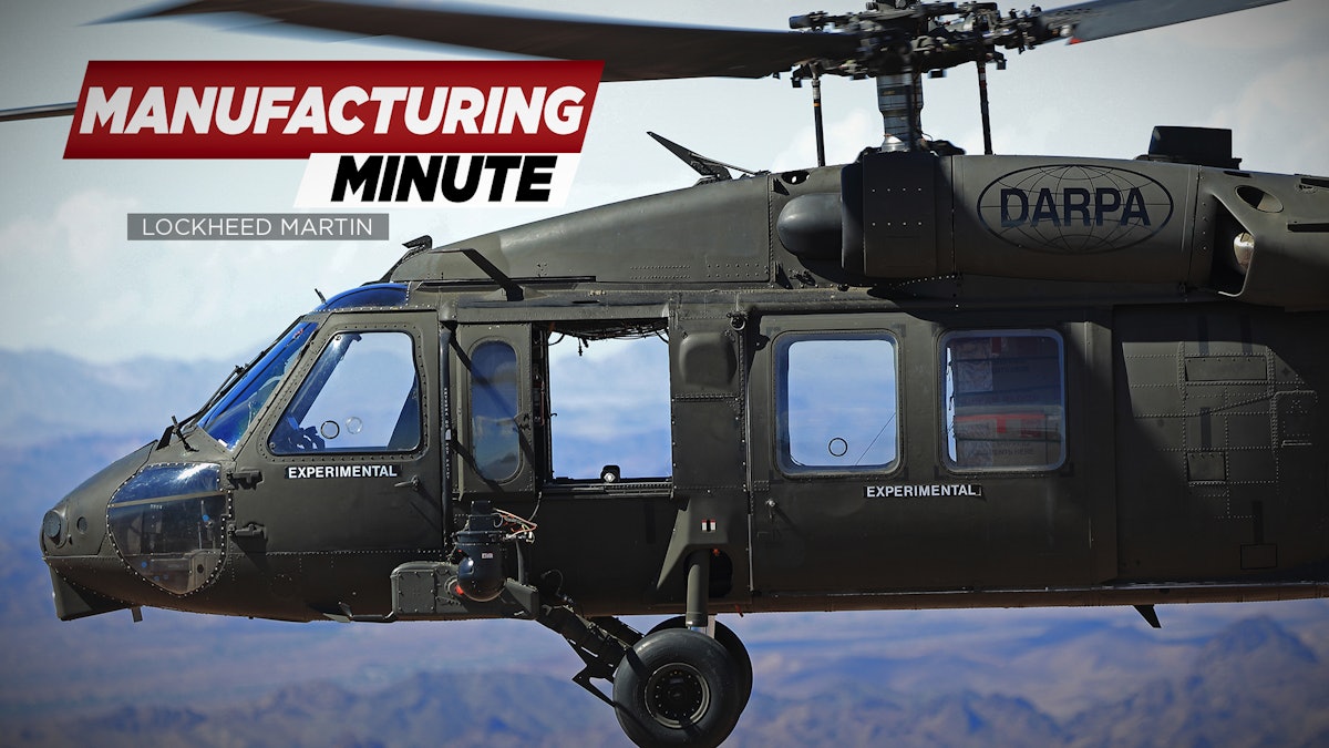 Black Hawk Helicopter Flies Itself