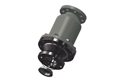 A self-reclosing safety pressure relief valve with an inline configuration addresses the need for increased flow.