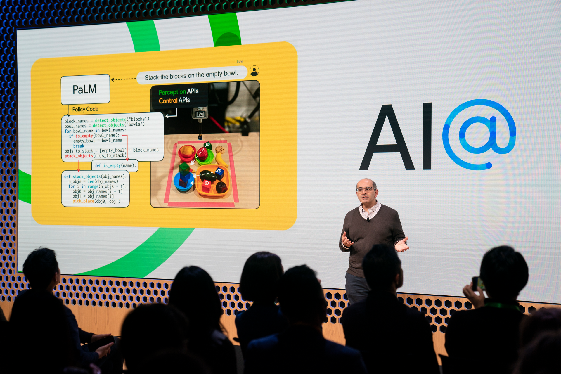 Zoubin Ghahramani, vice president of research at Google, speaks at the Google AI@ event on Wednesday, Nov. 2, 2022, in New York.