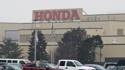 The Honda Marysville Auto Plant is shown on March 18, 2020, in Marysville, Ohio. Ohio's privatized economic development office has finalized an agreement with Honda Wednesday, Feb. 8, 2023, to infuse $237 million into development of a massive battery plant project that the Japanese automaker plans to use to turn the state into its North American electric vehicle hub.