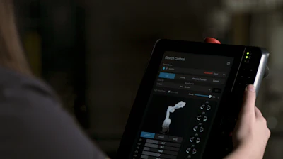 The READY Robotics interface with Rockwell Logix connectivity.