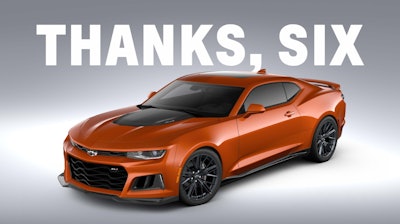 2023 Chevrolet Camaro Z Ll 1le Thankyou