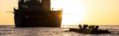 The ACV is an 8x8 platform that provides true open-ocean amphibious capability and land mobility.