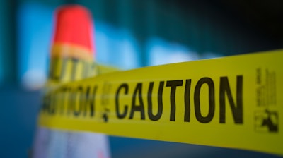 Caution Safety I Stock 1186732502
