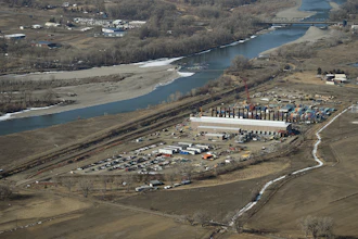 The Northwestern Energy's Laurel Generating Station, a natural gas-fired power plant, seen under construction near Laurel, Mont., on April 4, 2016.