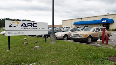 The ARC Automotive manufacturing plant is seen, July 14, 2015 in Knoxville, Tenn.