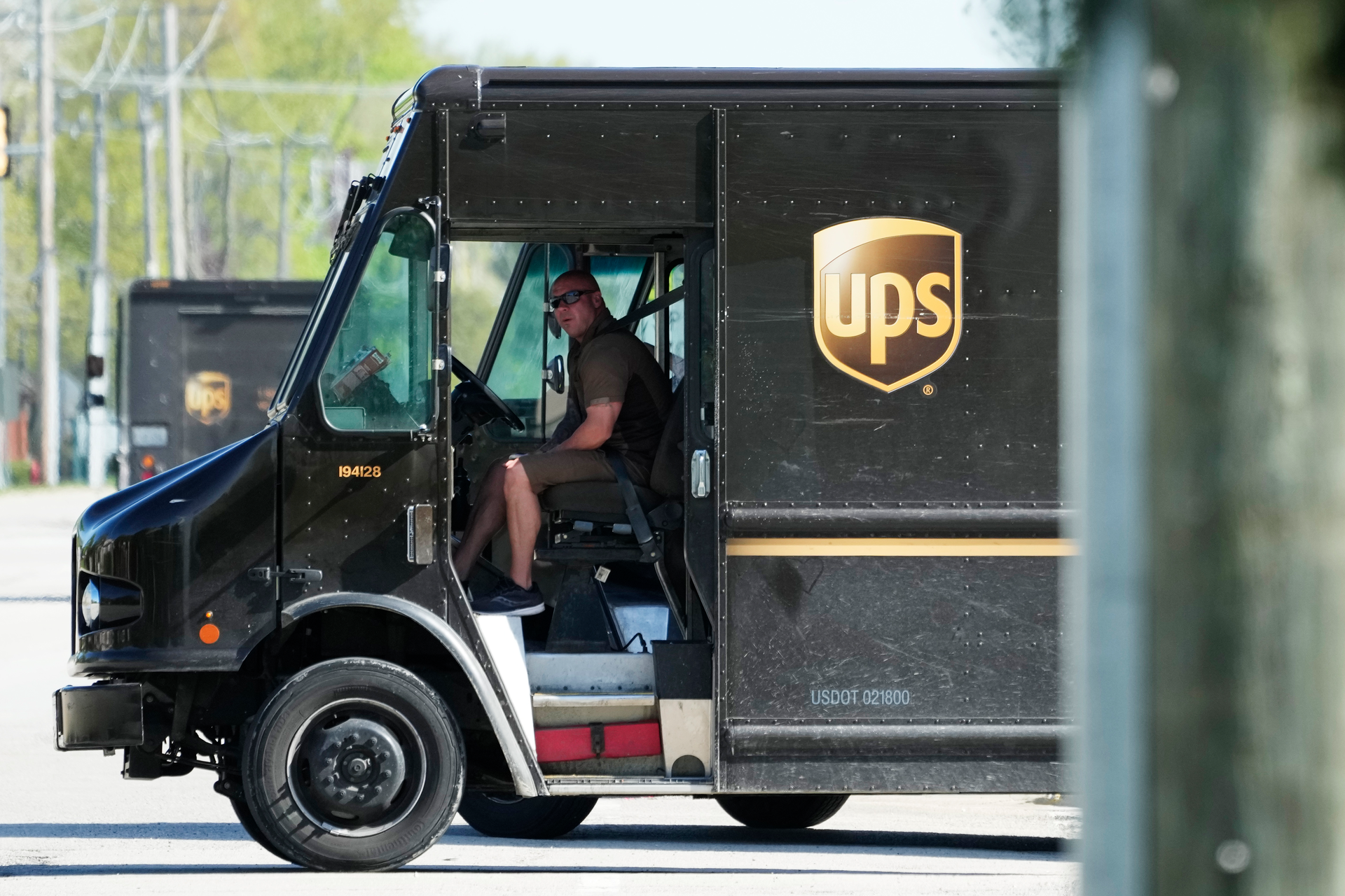 A UPS truck makes deliveries in Northbrook, Ill., May 10, 2023.