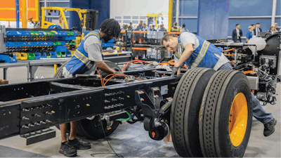 Blue Bird celebrated the grand opening of its Electric Vehicle (EV) Build-up Center in Fort Valley, Georgia.