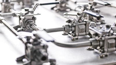 Figure 2. In situations in which vibration damage is expected, mount the valves on fixed locations that are easy to access for future maintenance.