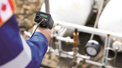 Figure 3. If leaks do not present themselves to your eyes and/or nose, it may be necessary to use ultrasonic testing to determine if there is a leak or if the valve has been properly installed.