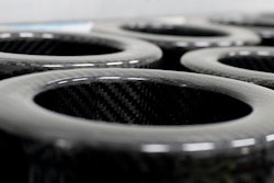 An array of carbon fiber tube products.