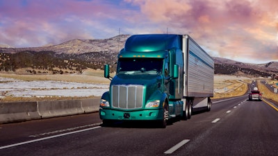 Semi Trucks On The Nevada Highway, Usa Trucking In Utah , Usa 1405170286 2218x1356 (1)