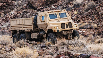 The FMTV A2 demonstrates platform flexibility with 16 models and trailers.