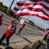United Auto Workers from Detroit join Local 12 members in solidarity as strikes continue on Stickney Avenue outside Stellantis Toledo Assembly Complex on Saturday, Sept. 23, 2023, in Toledo, Ohio.