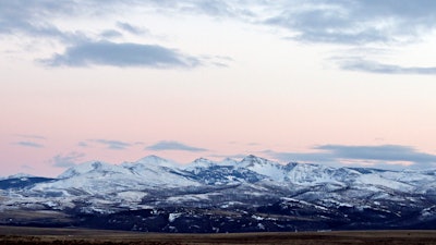 In this March 25, 2016, file photo, the sun sets over the Badger-Two Medicine area near Browning, Mont.