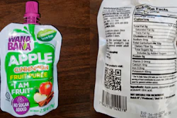 A WanaBana apple cinnamon pouch shown on Oct. 28, 2023.