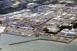 This aerial view shows the Fukushima Daiichi nuclear power plant in Fukushima, northern Japan, on Aug. 24, 2023, shortly after its operator Tokyo Electric Power Company Holdings TEPCO began releasing its first batch of treated radioactive water into the Pacific Ocean. Japan's wrecked Fukushima nuclear power plant said it began releasing a second batch of treated radioactive wastewater into the sea on Thursday, Oct 5, 2023, after the first round of discharges ended smoothly.