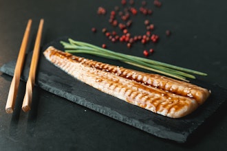 An image of Steakholder Foods' proprietary plant-based, 3D-printed eel.