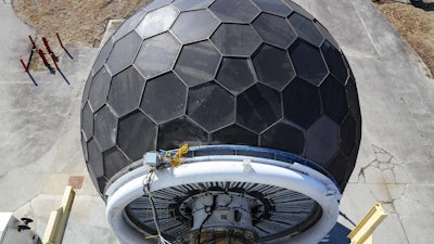 GE Aerospace's Passport engine during ground testing with 100% SAF in 2022.