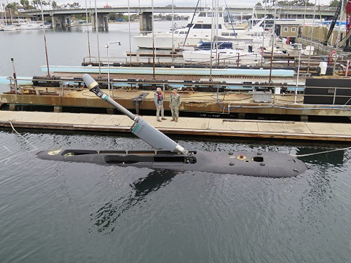 The Orca Extra Large Uncrewed Undersea Vehicle.