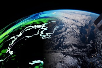A global weather notional image from NVIDIA.