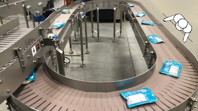 Racetrack Feeds Handpack By Multi Conveyor