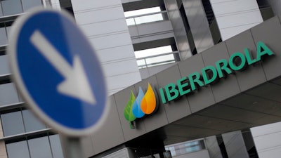 The exterior of Spanish energy company Iberdrola is seen, Dec. 29, 2012, in Madrid, Spain.