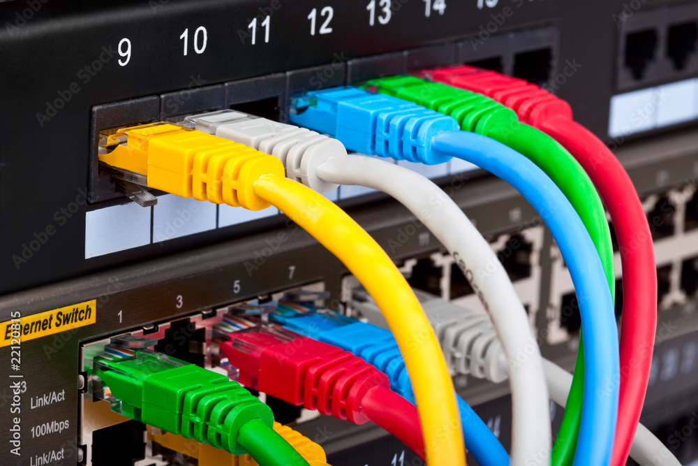 An ethernet network.