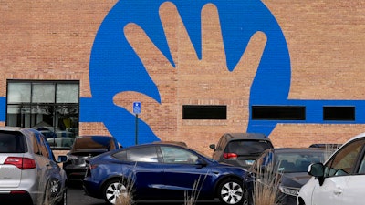 Lurie Children's Hospital logo is seen at the hospital, Monday, Feb. 5, 2024, in Skokie, Ill.