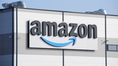 An Amazon building in Schoenefeld, Germany, March 18, 2022.