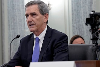 Michael Whitaker testifies during his nomination to be administrator of the Federal Aviation Administration, Department of Transportation, Oct. 4, 2023, on Capitol Hill in Washington.