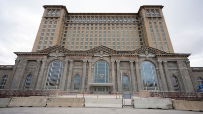 The Michigan Central Station is seen, Monday, March 18, 2024, in Detroit. Bill Ford, executive chair of Ford Motor Co., and his wife Lisa Ford are raising $10 million to help ten Detroit nonprofit organizations that serve young people start endowments.