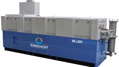 The Washmaster MCW Mini Conveyor Washer from Ransohoff.