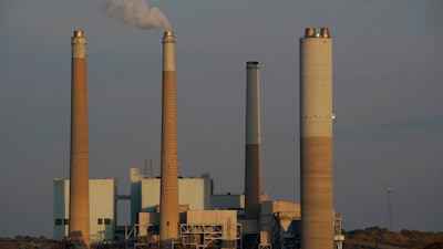 AES Indiana Petersburg Generating Station, a coal-fired power plant, operates in Petersburg, Ind., on Wednesday, Oct. 25, 2023.