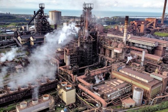 Tata Steel's Port Talbot steelworks in south Wales, Sept. 15, 2023.