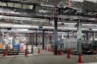 A facility that is set to be a plant for electric vehicles powered by all-solid-state batteries is seen during a media tour in Yokohama, Japan, Tuesday, April 16, 2024.