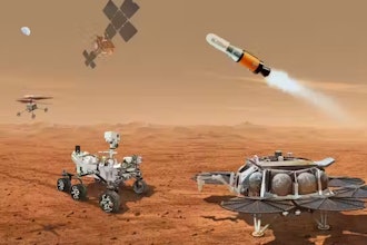 The equipment planned to help bring samples back from Mars.