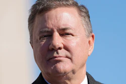 Oklahoma Attorney General Gentner Drummond stands during the playing of the national anthem at the inauguration ceremonies, Jan. 9, 2023, in Oklahoma City.