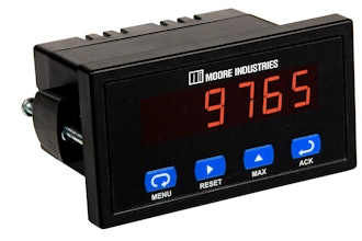 The 330R2 Digital Process and Temperature Meter from Moore Industries.