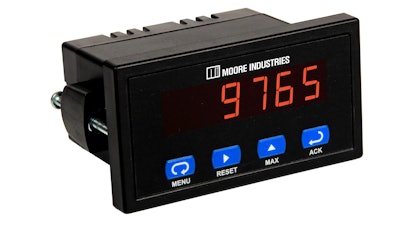 The 330R2 Digital Process and Temperature Meter from Moore Industries.