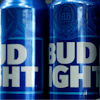 Cans of Bud Light beer are seen before a major league baseball game on April 25, 2023, in Philadelphia.