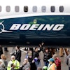 A Boeing 737 MAX 7 is displayed during a debut for employees and media on Feb. 5, 2018, in Renton, Wash.