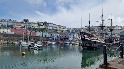 Brixham Harbour in Brixham, U.K., May 17, 2024.