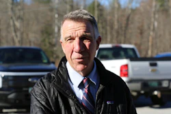 Vermont Republican Gov. Phil Scott arrives at his polling place in Berlin, Vt., on Tuesday Nov. 8, 2022. On Thursday, May 30, 2024, Vermont has become the first state to enact a law requiring fossil fuel companies to pay a share of the damage caused by climate change after the state suffered catastrophic summer flooding and damage from other extreme weather.