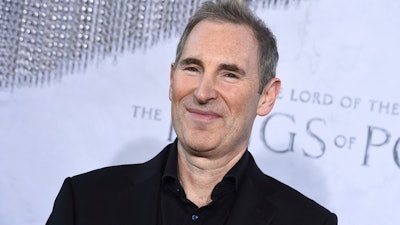 Andy Jassy, Amazon president and CEO, attends the premiere of 'The Lord of the Rings: The Rings of Power' at The Culver Studios on Monday, Aug. 15, 2022, in Culver City, Calif. An administrative law judge ruled Wednesday, May 1, 2024, that Jassy violated labor law by making certain anti-union comments during media interviews two years ago.