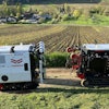 The YV01 autonomous vineyard robot from Yanmar Vineyard Solutions provides solutions to innovate and improve the efficiency and safety of vineyard work.