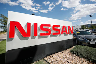 A Nissan dealership in Highlands Ranch, Colo. is shown on Aug. 15, 2019.
